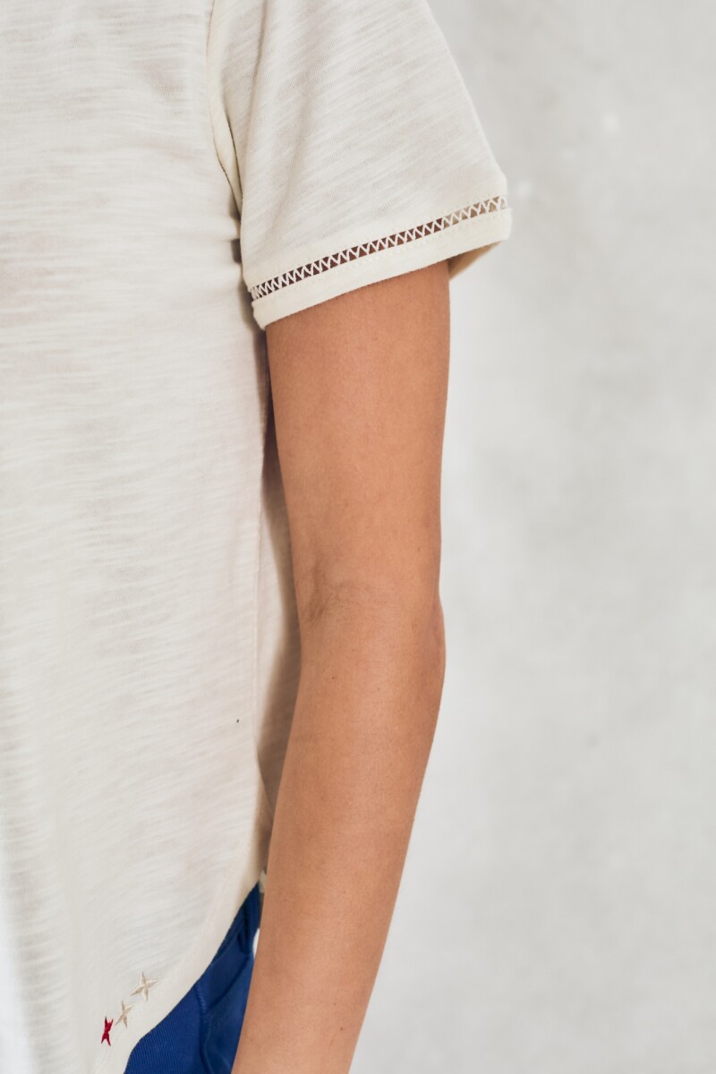 Remera Algodón Nácar