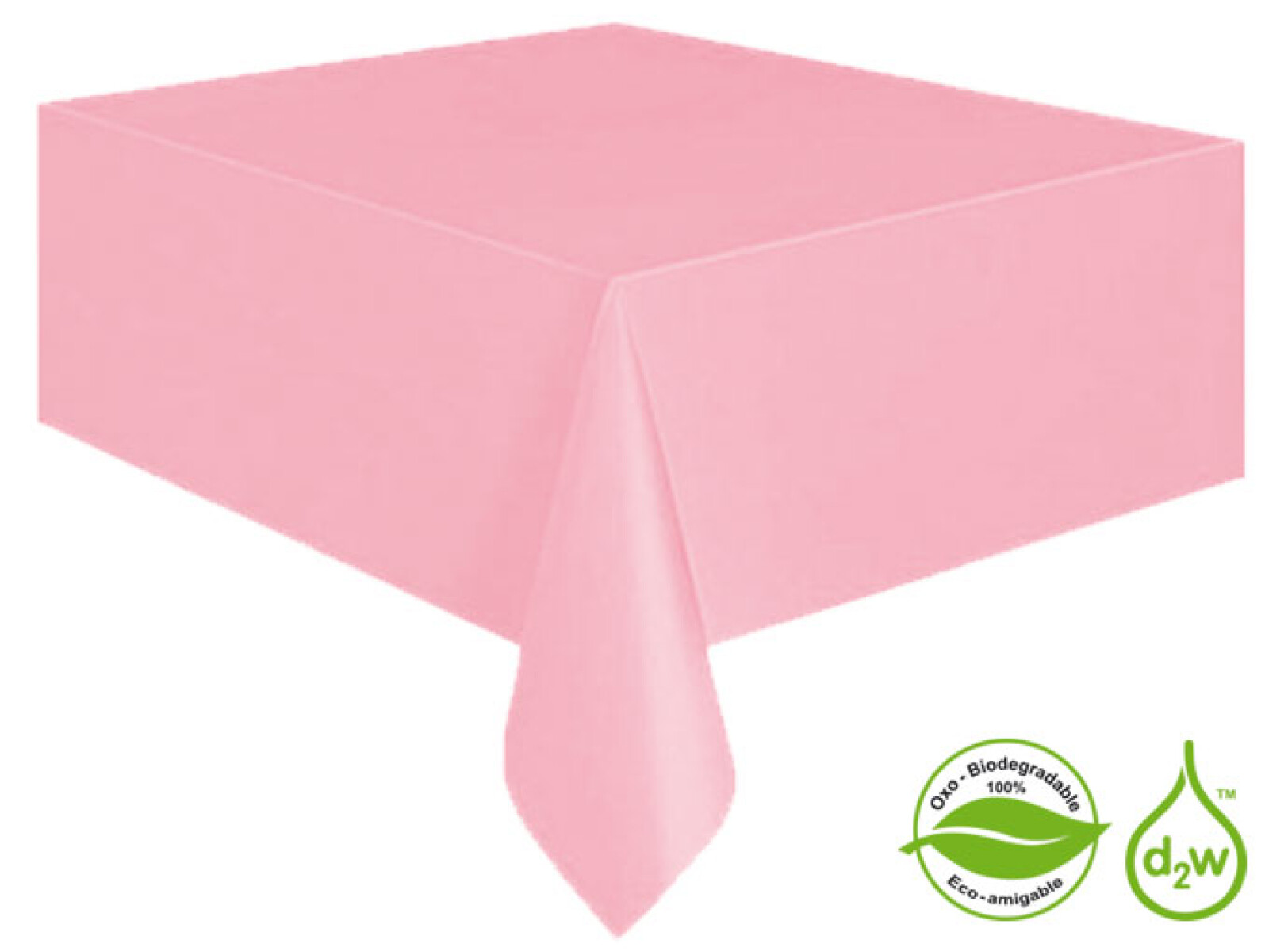 Mantel Biodegradable Rectangular - Rosado 