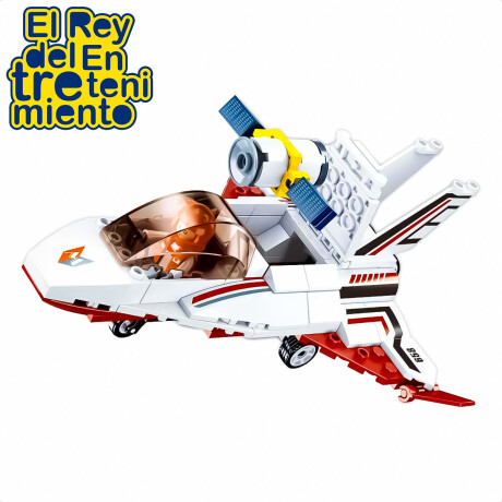 Avión Espacial Sluban Bloques Construcción 115pzs Avión Espacial Sluban Bloques Construcción 115pzs