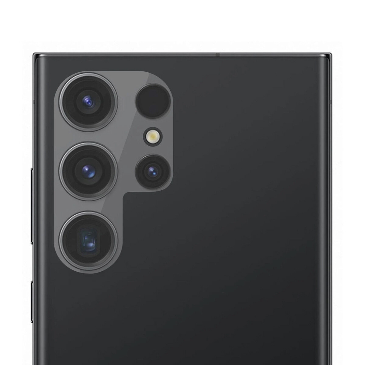 Vidrio Protector de Cámara 9H para Samsung Galaxy S23 Ultra Negro