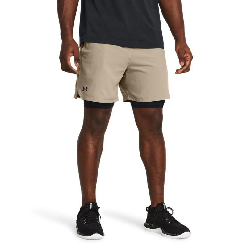 UA Vanish Woven 2in1 Sts-BLU BRN-203