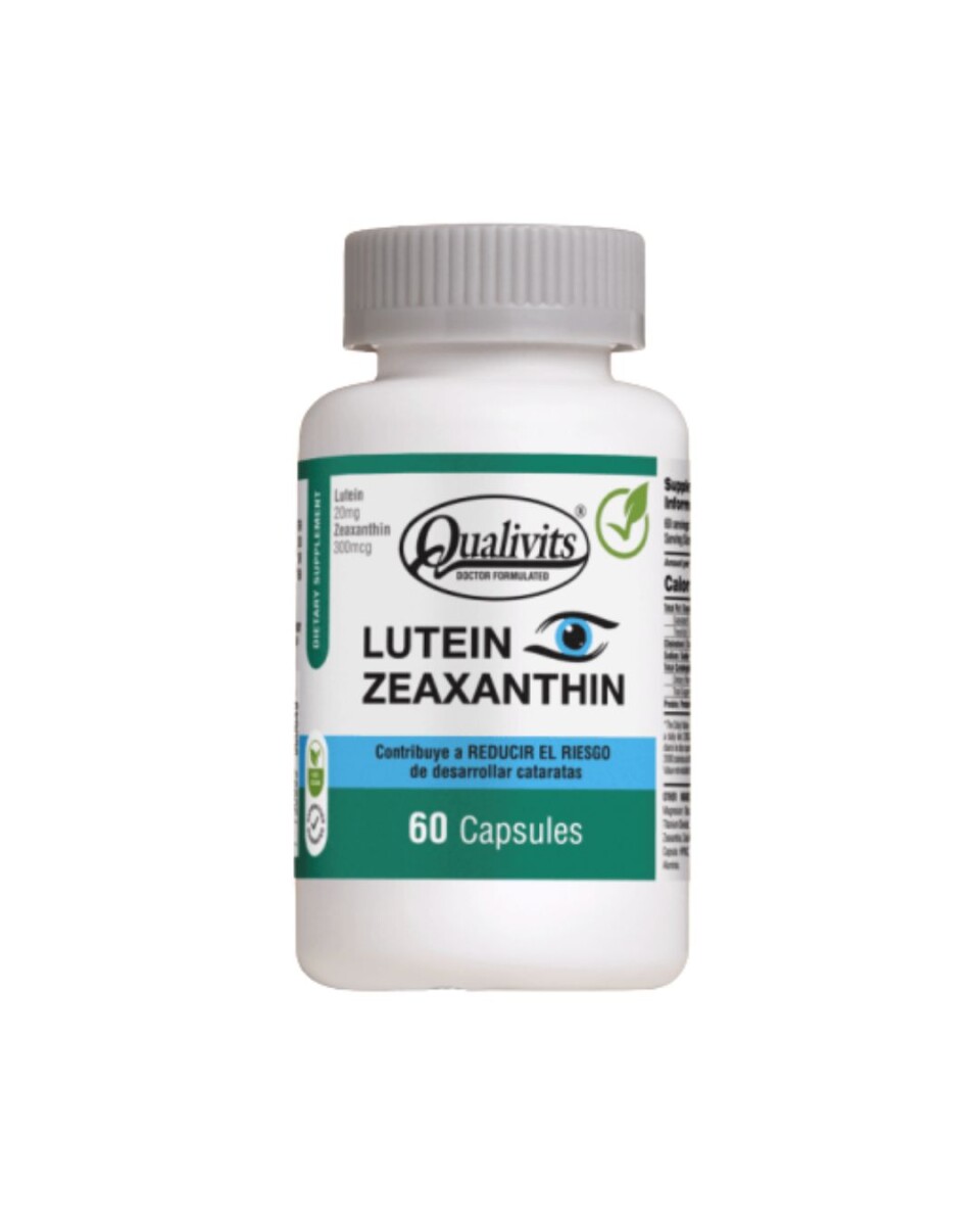 Luteína + Zeaxantina 60 Tabletas Qualivits 