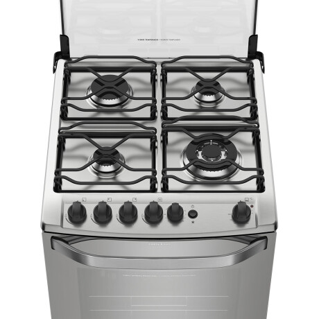 cocina Electrolux / 4 hornallas / mesada inox ACERO INOXIDABLE