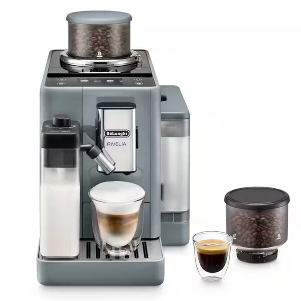 Cafetera Delonghi Rivelia Super Automática Full Touch GRIS