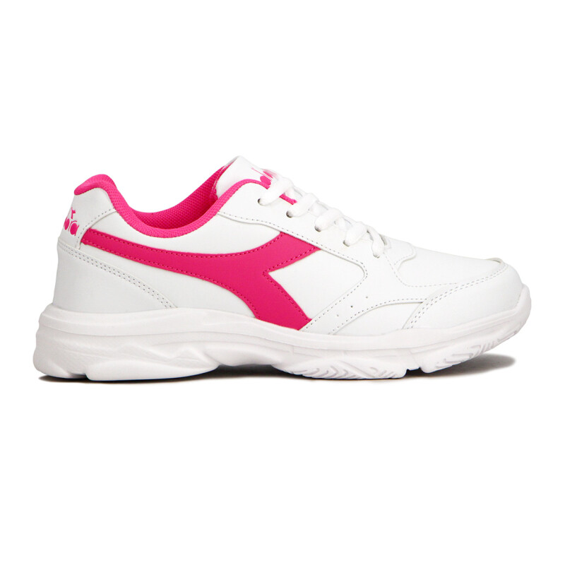 Championes Mujer Diadora Wimbledon Blanco-fucsia