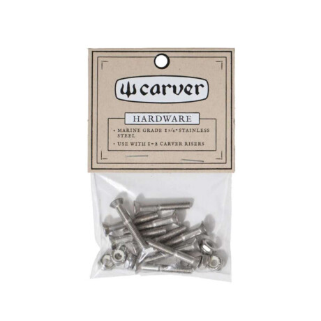 Tornillos Carver Hardware Set 1 1/4'' Stainless