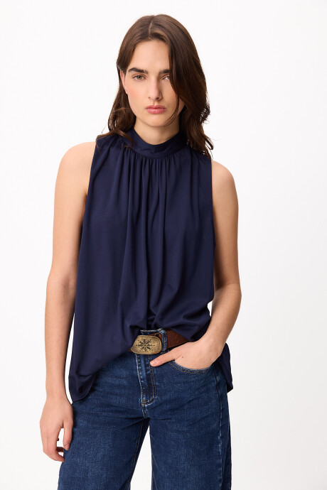 Blusa Eryn Azul Marino