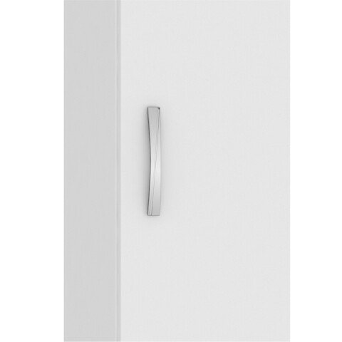 Multiuso Panelero 1 puerta 4 estantes interior natural 30 x 32 x 168 cm - Blanco Multiuso Panelero 1 puerta 4 estantes interior natural 30 x 32 x 168 cm - Blanco