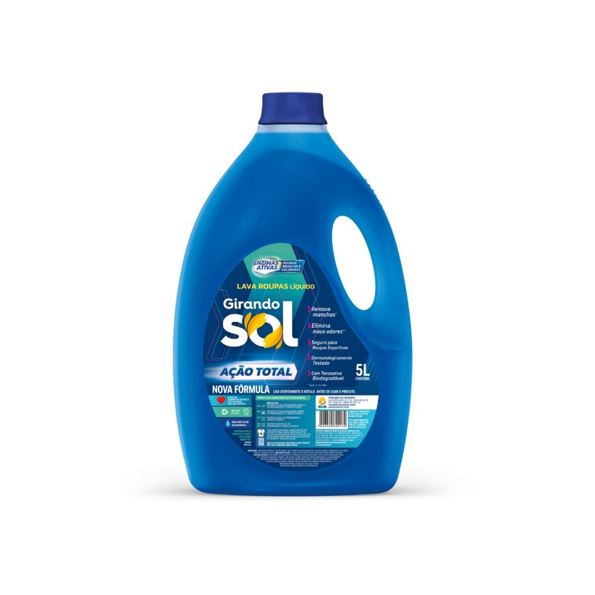 Jabon liquido para ropa Azul Girando Sol 5l 