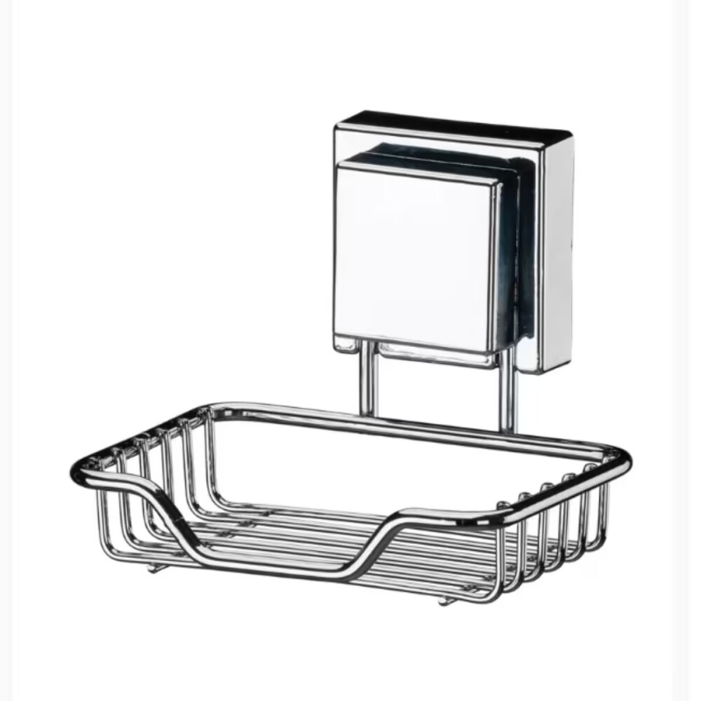 JABONERA REJA CON VENTOSA CUADRADO Jabonera Reja Con Ventosa Cuadrado