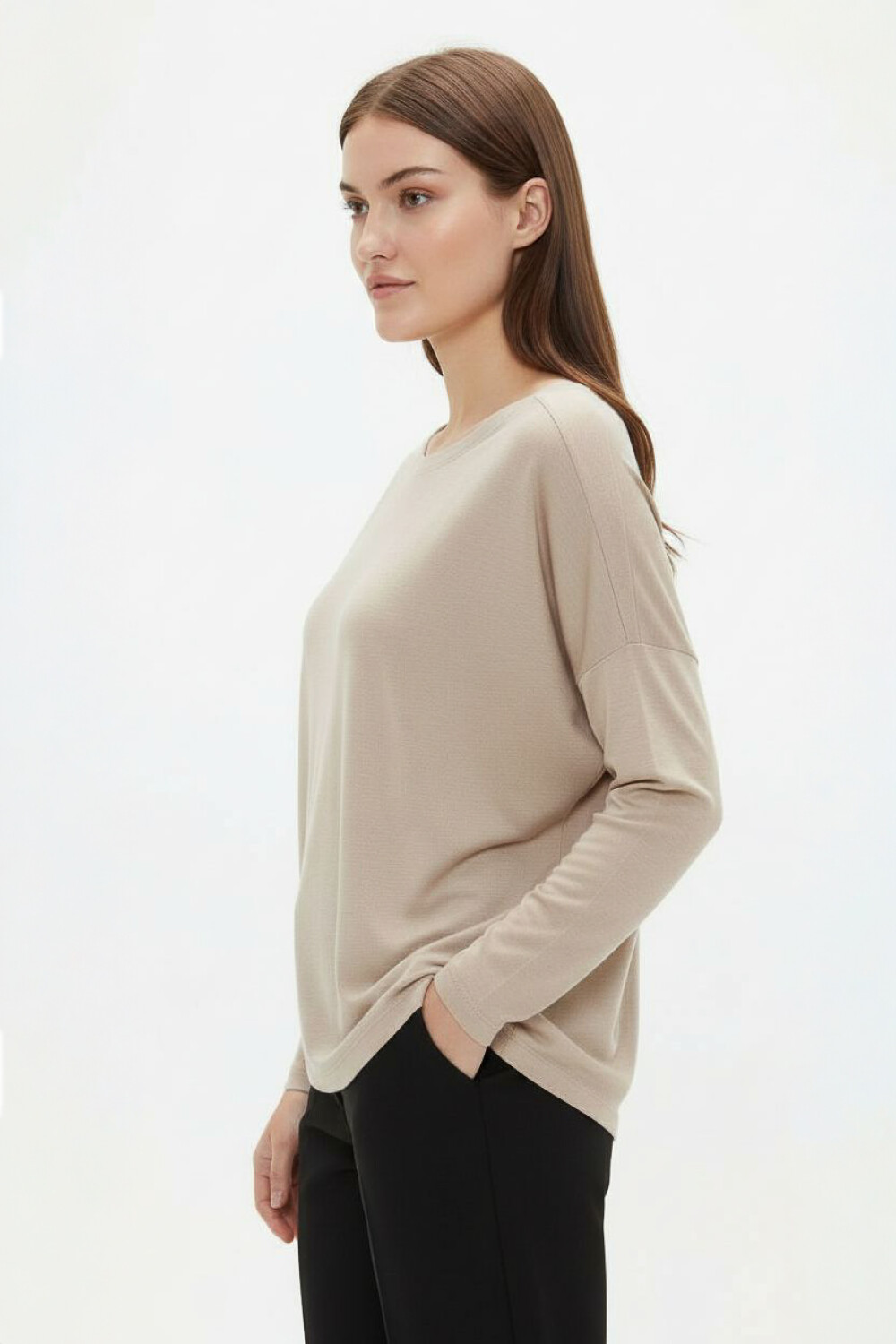 Remera Rarity Taupe Claro