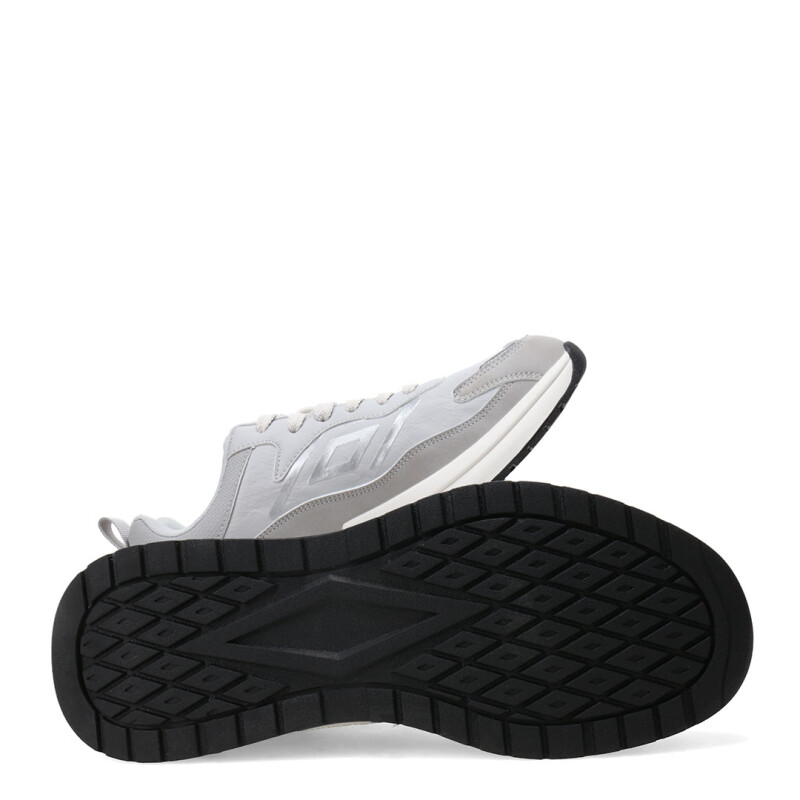 Championes de Hombre Umbro Refine Gris - Blanco