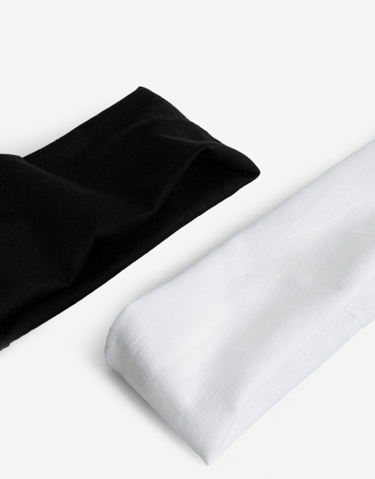 Vinchas Sets Textil Set De Vinchas Sporty - Combinacion Bicolor