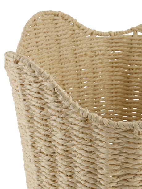 Cesta BREKKE Ø41xH35cm blanco Cesta BREKKE Ø41xH35cm blanco
