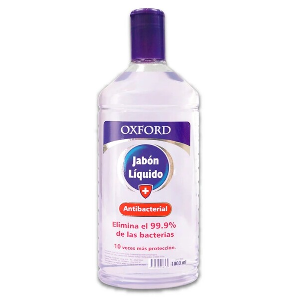 Jabón Líquido Antibacterial 1 L – Oxford Jabón Líquido Antibacterial 1 L – Oxford
