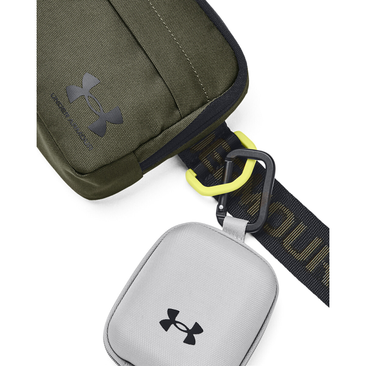 UA Loudon Waist Bag Xbody-GRN - BLK-001 