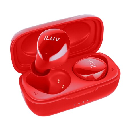 Auriculares Inalámbricos Bluetooth ILUV Bubble Gum TWS | Hasta 20 horas Rojo