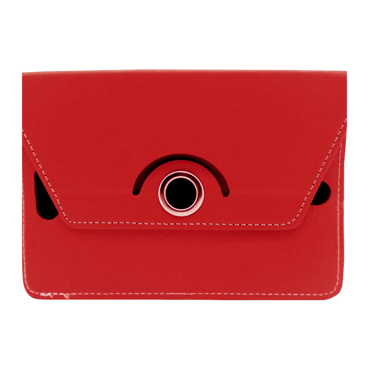 Estuche Protector Para Tablet 7" 9" Base Giratoria - ROJO 