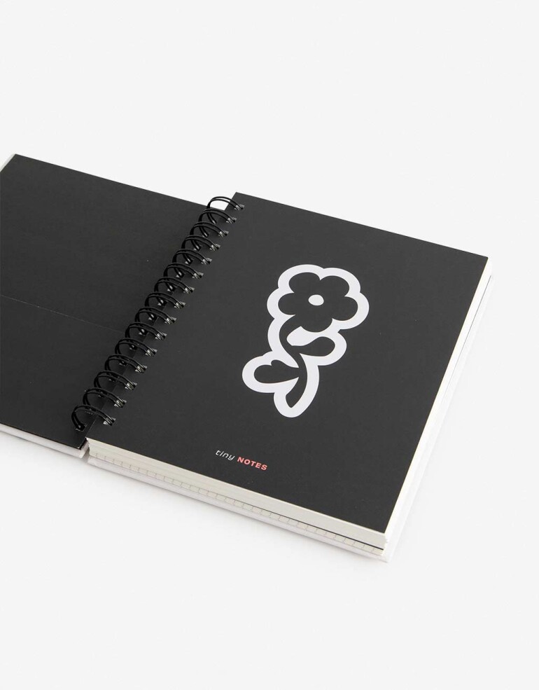 Anotadores Cuadernos y Memos Cuaderno Cuaderno Anillado Estampado 160 Hojas - Combinacion Tricolor
