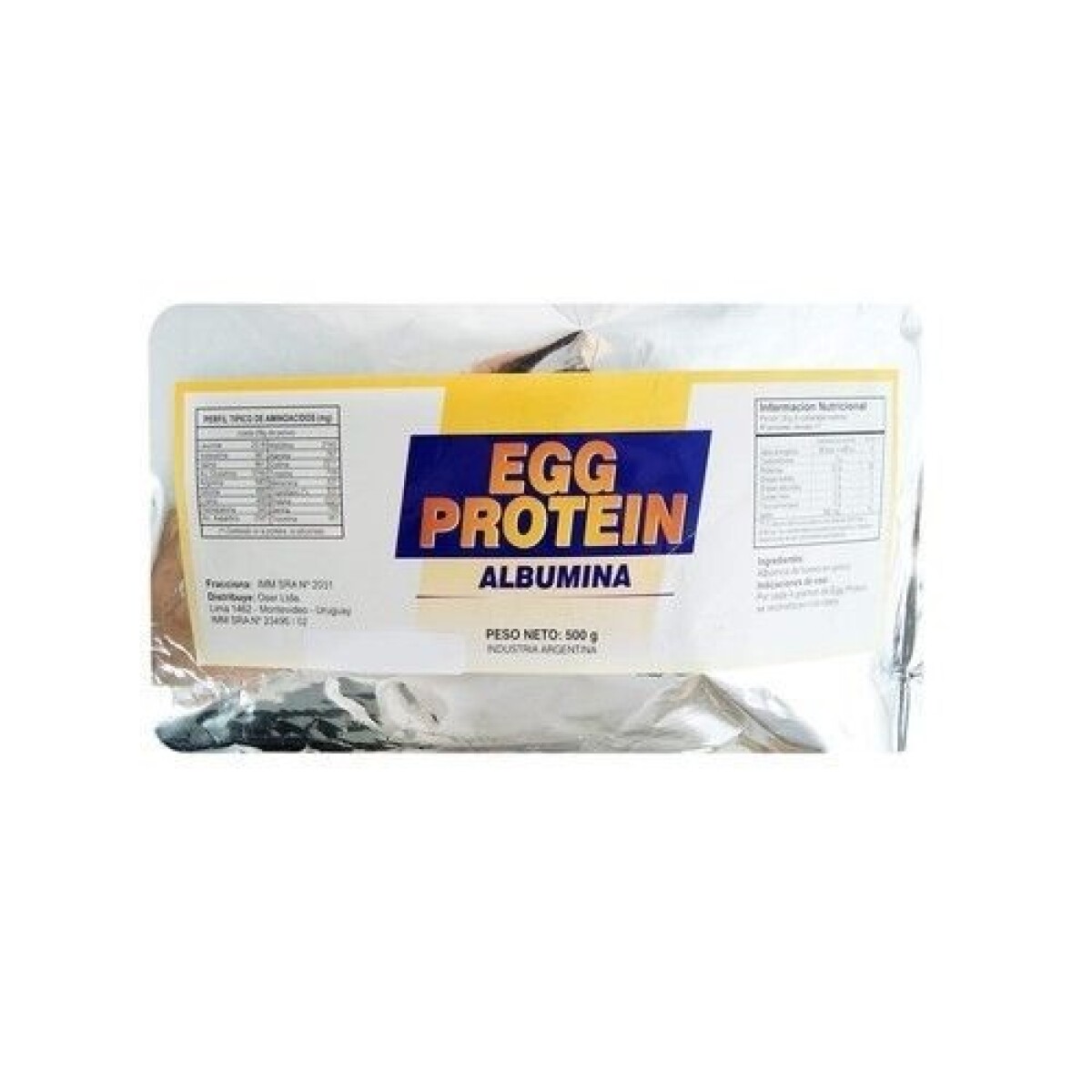 Proteina Egg Protein 500 Grs. 