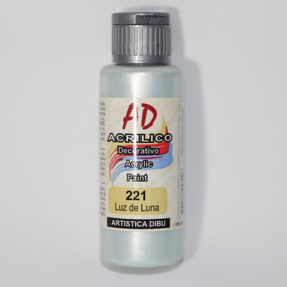 PINTURA ACRILICA ARTISTICA DIBU 60 ML. DIFERENTES COLORES COLOR LUZ DE LUNA 221