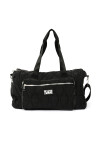 Bolso deportivo capitoneado Negro