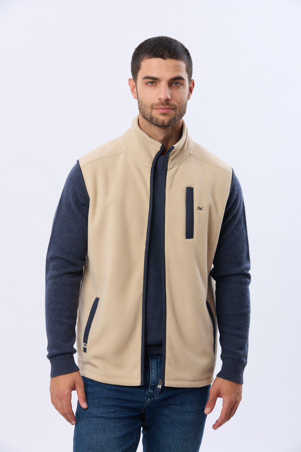 CHALECO POLAR DE ABRIGO Beige