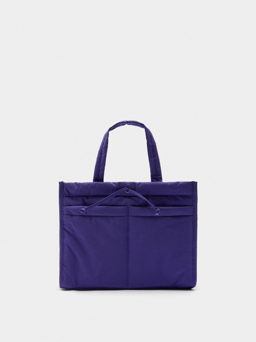 Bolso Para Portátil 13" De Nylon - violeta 
