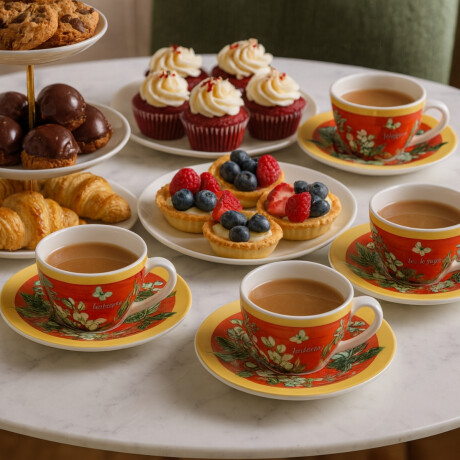 Juego de Café 4 Piezas Tala 75 ml Loza Juego de Café 4 Piezas Tala 75 ml Loza