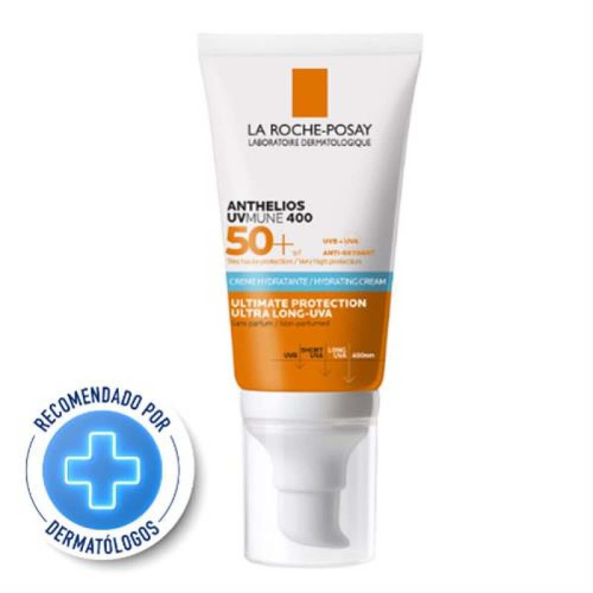 La Roche Posay Anthelios UVMune 400 SPF 50+ Crema Hidratante Sin Color 50 ml 