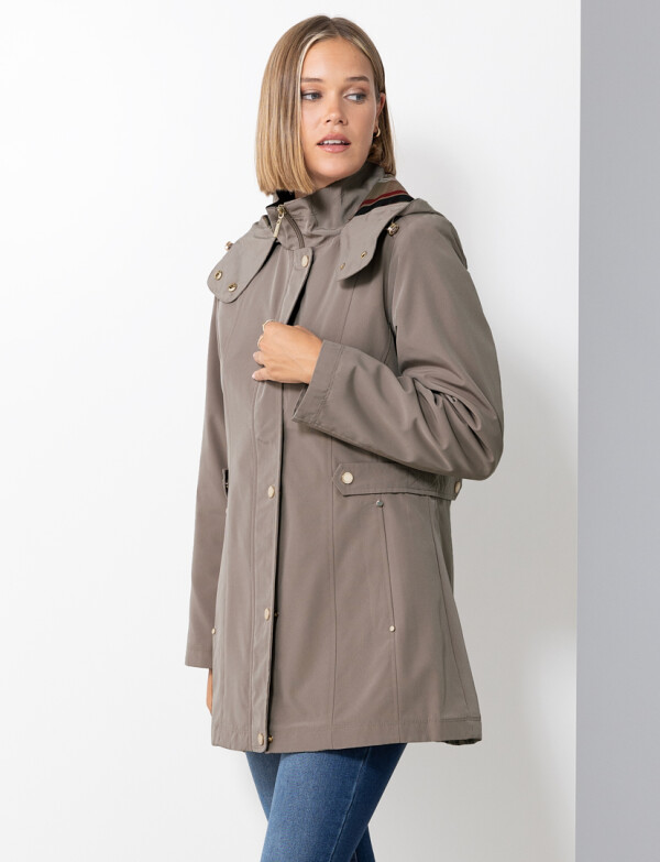 Gabardina Impermeable TOSTADO