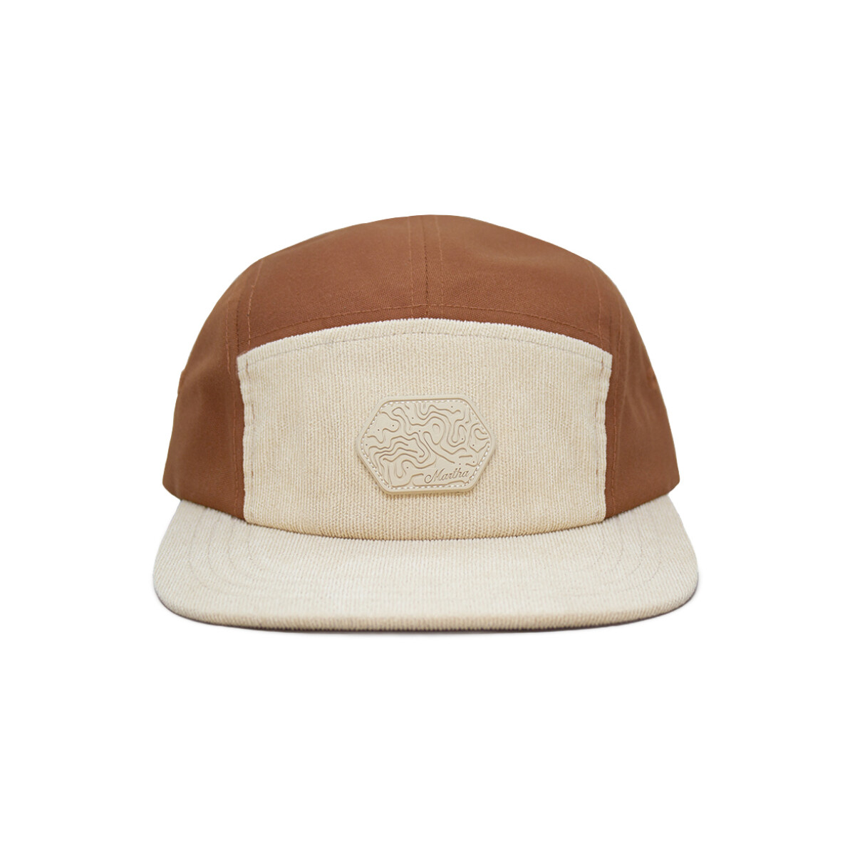 Gorro Martha Zonda 5-Panel Hat I - Marron - Crema 