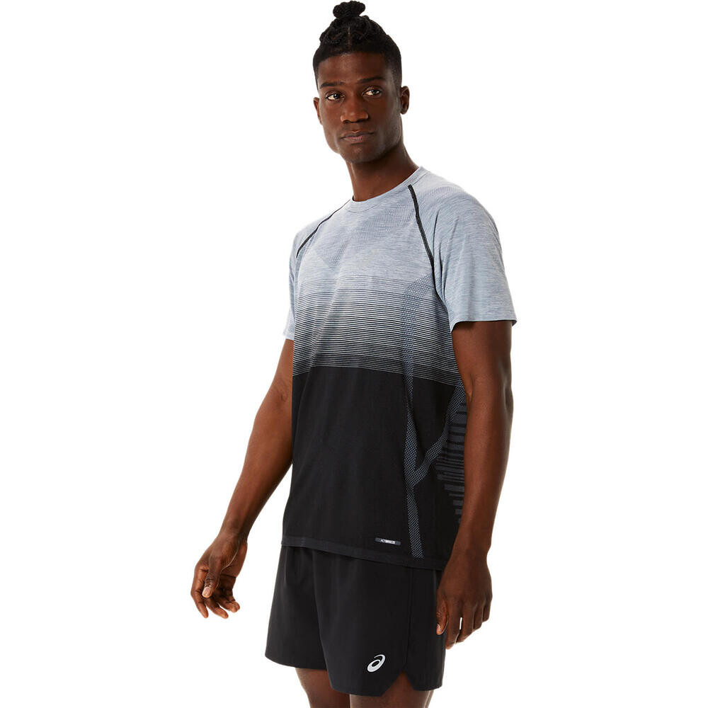 Seamless Ss Top - Hombre Performance Black/carrier Grey