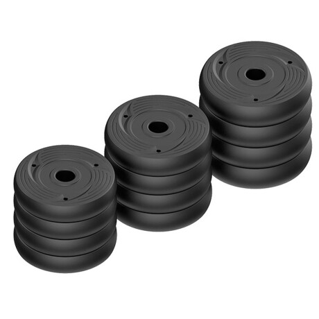 Set de Pesas ZZGO con Barra Recta 2 Mancuernas 1 Pesa Rusa y 19kg de Discos Set de Pesas ZZGO con Barra Recta 2 Mancuernas 1 Pesa Rusa y 19kg de Discos