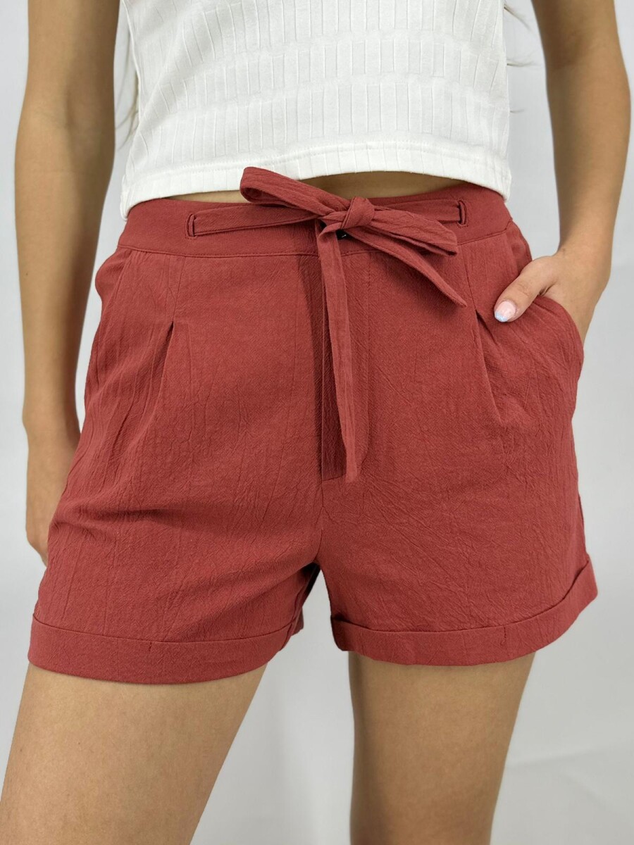 SHORT WANNA GILI - TERRACOTA 