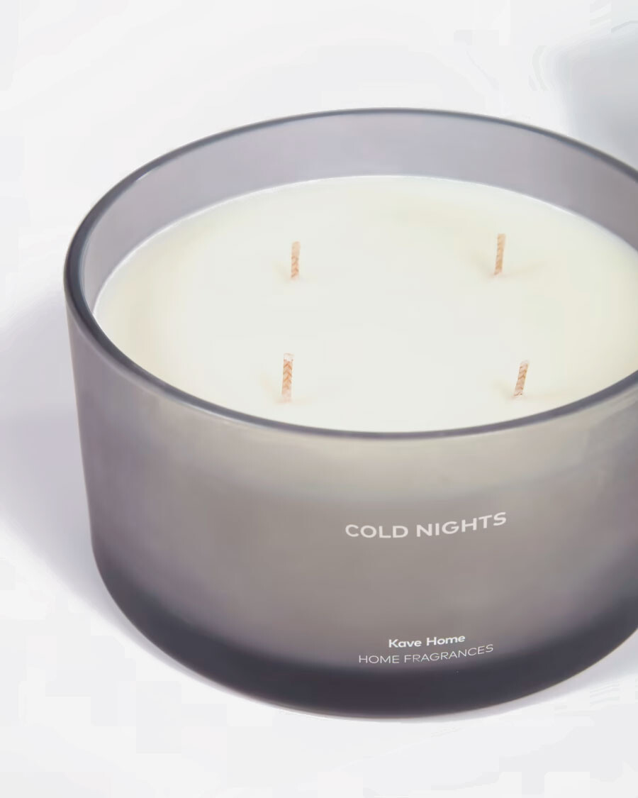 Vela aromática Cold Nights gris 600 gr Vela aromática Cold Nights gris 600 gr