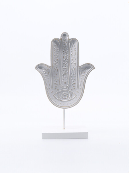 MANO HAMSHA VERTICAL BLANCO