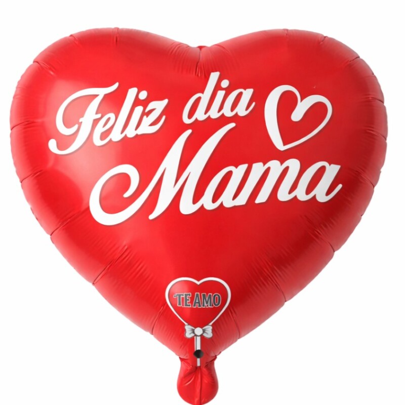 Globo Corazón Feliz Dia Mamá Globo Corazón Feliz Dia Mamá