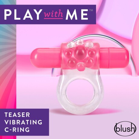 Anillo Teaser Vibrating C-Ring Play With Me Rosa