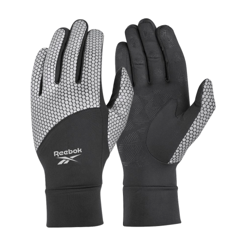 Guantes Térmicos Reflectivo Running Reebok Gris