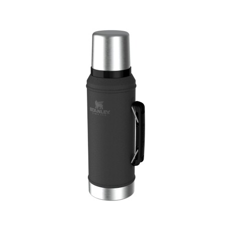 Termo Stanley Classic 950 ml con Manija y Tapón Cebador Negro