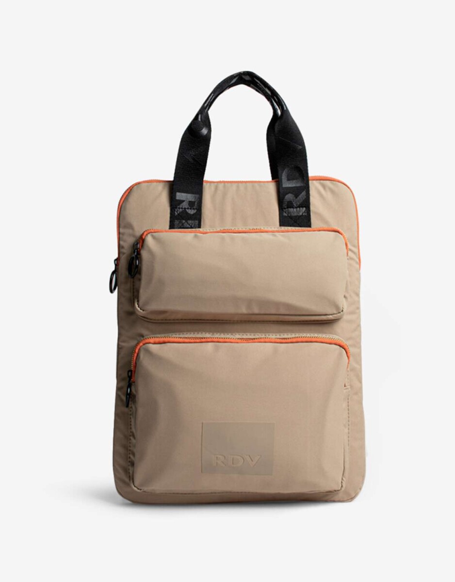 Mochila Portanotebook Rue Du Voyage - Blanco Crudo 