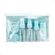 Recipientes para viaje Kit para Cosméticos Celeste