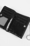Billetera tarjetero doble cierre negro