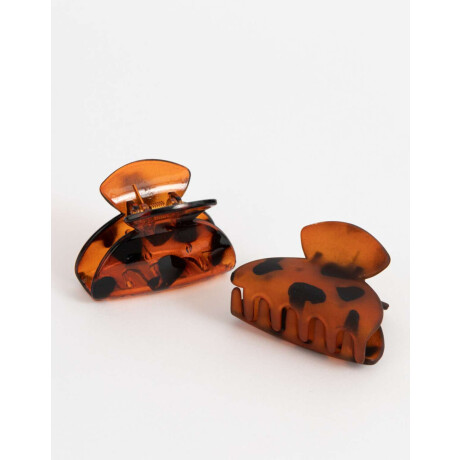 Set De Broches Combinacion Bicolor