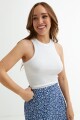 Top musculosa BLANCO