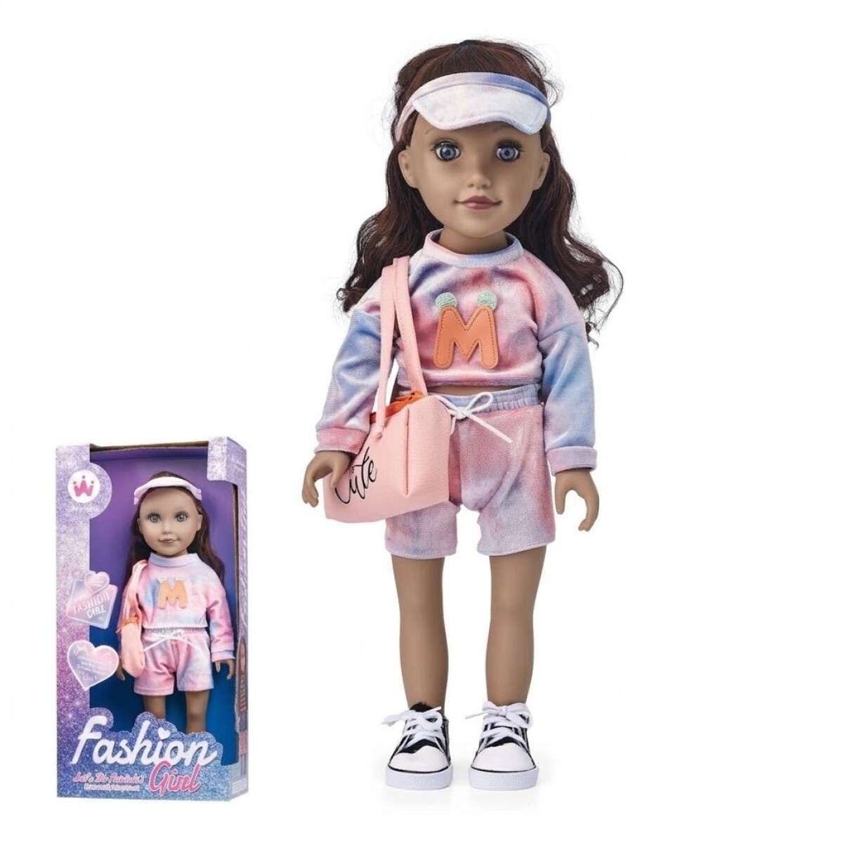 Muñeca 45 cm. TOP BRIGHT c accesorios 