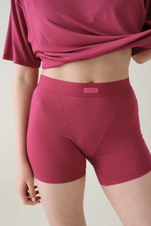 Short Boxer Viscosa Burdeos