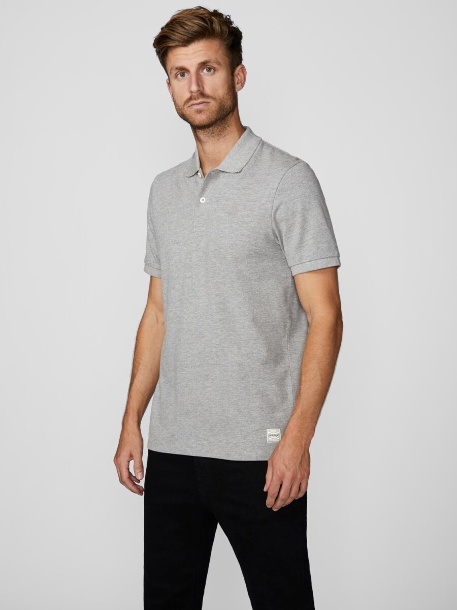 Camiseta Gms Polo Clásica - Light Grey Melange 