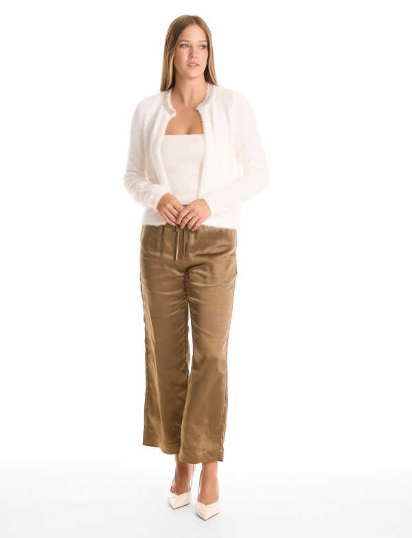 Chaqueta Mohair BLANCO